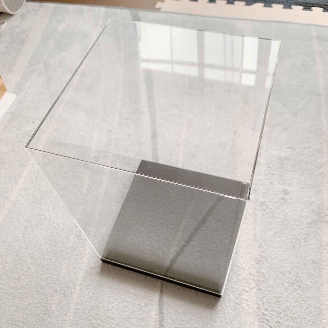 24h内発送✨台座乗せタイプ アクリルケース 黒 標本箱 標本ケース 透明ケース