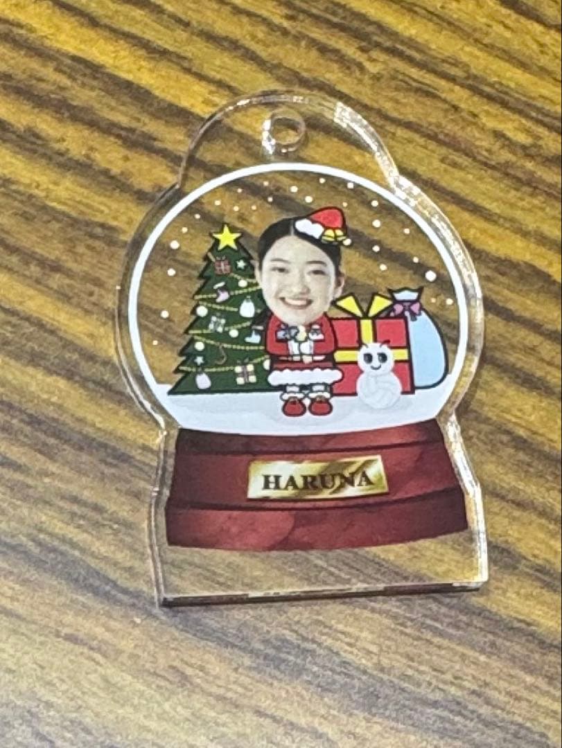 い*る様 川畑遥奈　クリスマスキーホルダー　デンソーエアリービーズ　非売品　日本