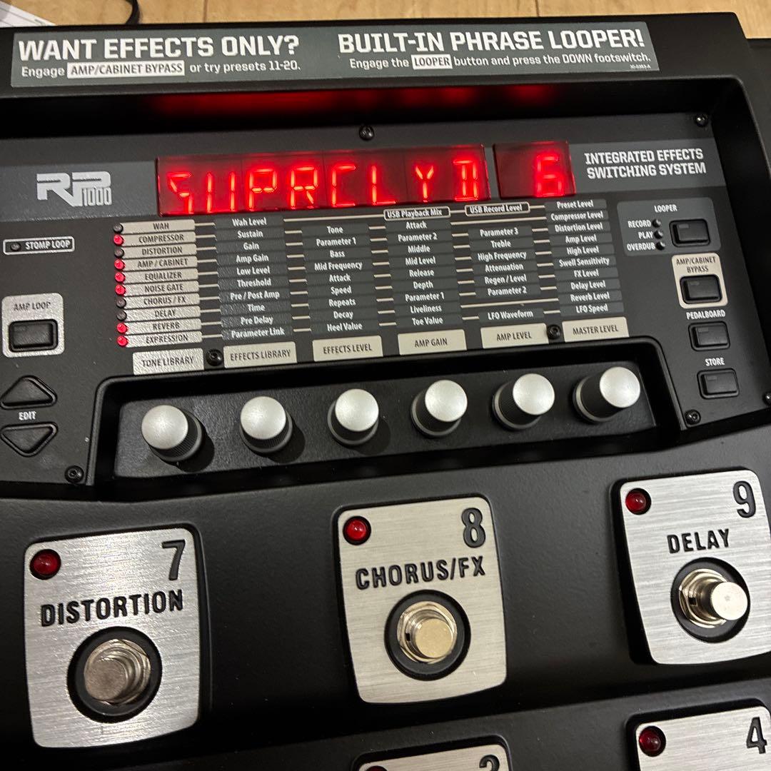 （極美品） 希少　名機　DIGITECH RP1000 マルチエフェクター