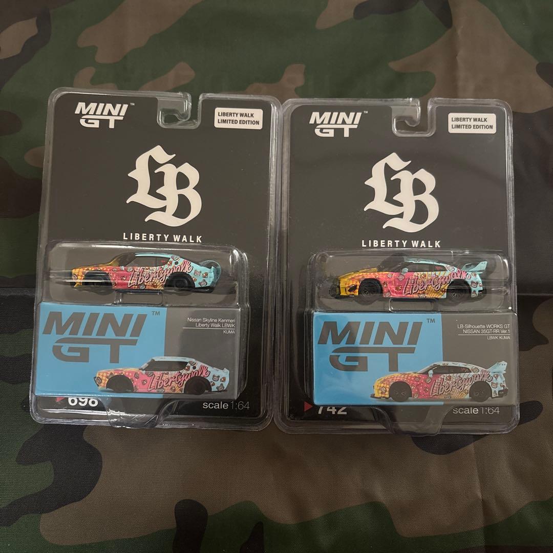 MiNiGT LBworks ケンメリ　35GT-RR LBWK Kuma 2台