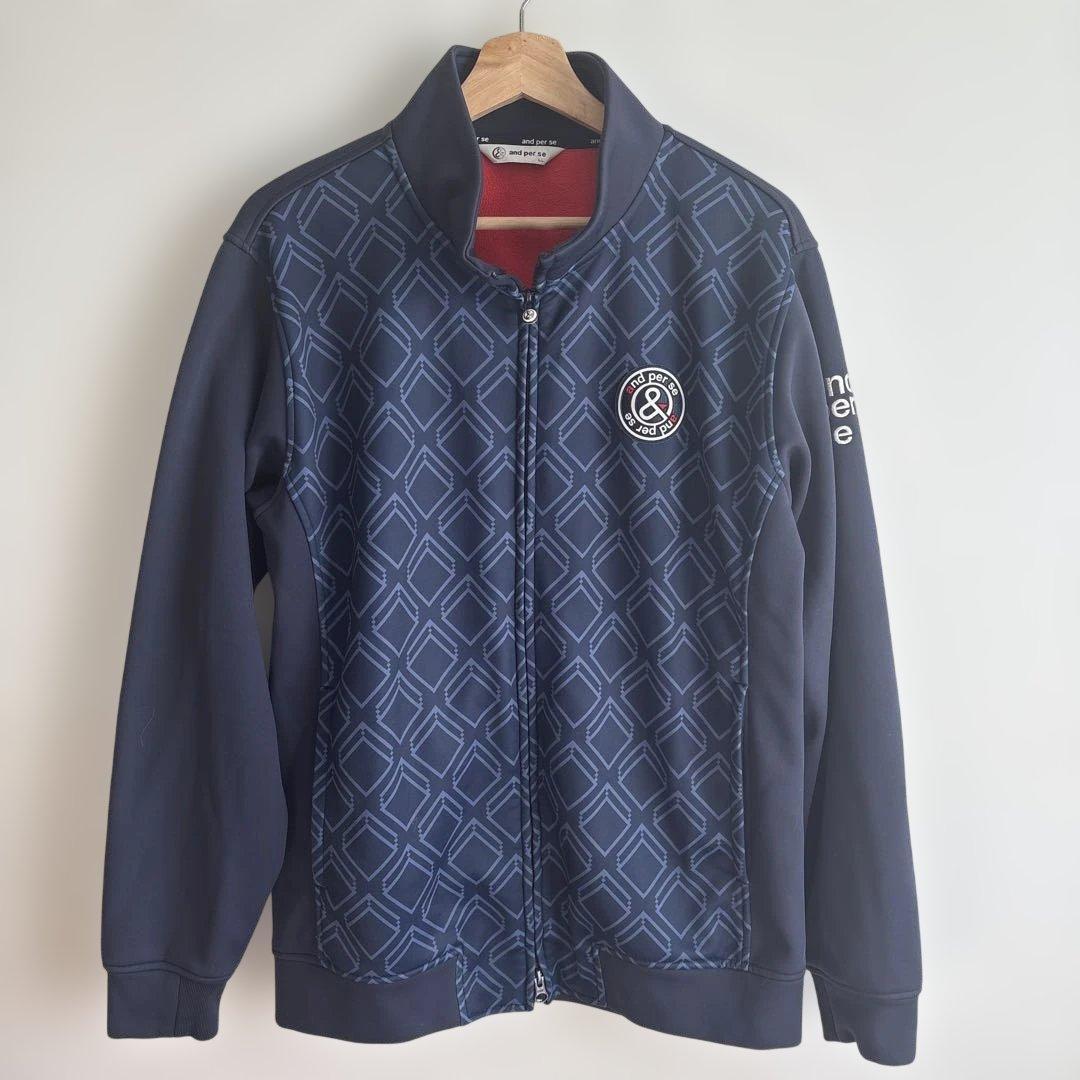 and per se ゴルフ用ネイビー ジャンパー LL