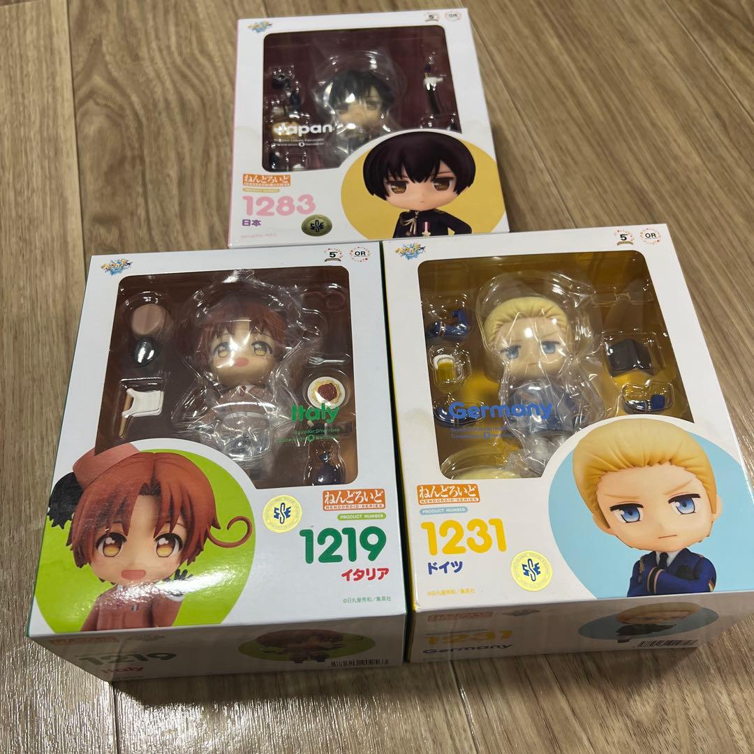 ヘタリア　ねんどろいど イタリア　ドイツ 日本