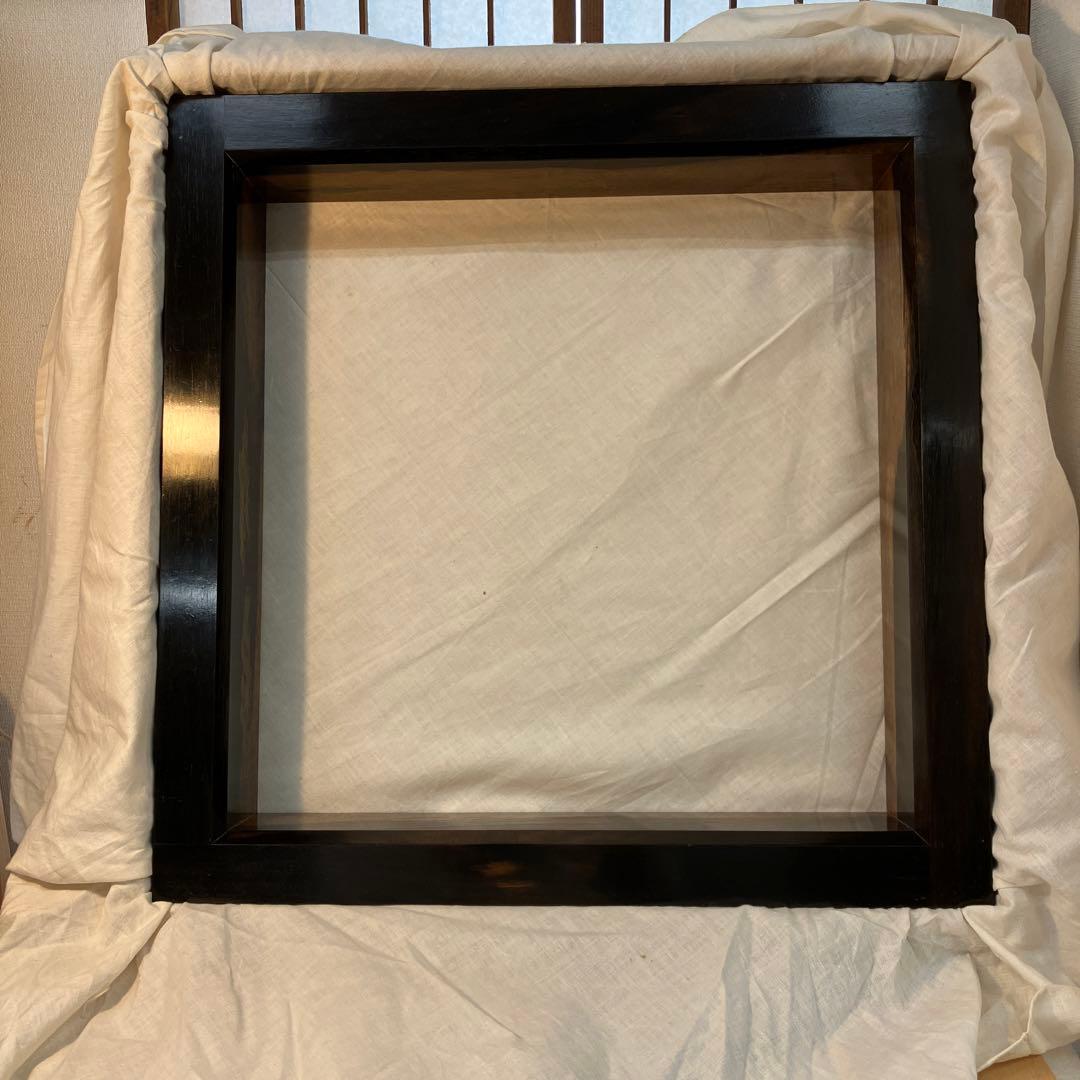 茶道具　炉縁　縞柿蒔絵　萩井好斎作　共箱　50 万(税抜)購入　S38RF