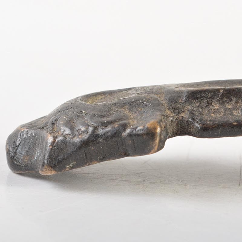 中国　古銅獣面　帯鈎　C　7708E