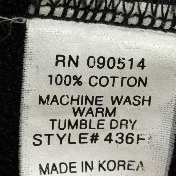 muta marine フリースベスト バックビッグロゴ ブラック ムータマリン