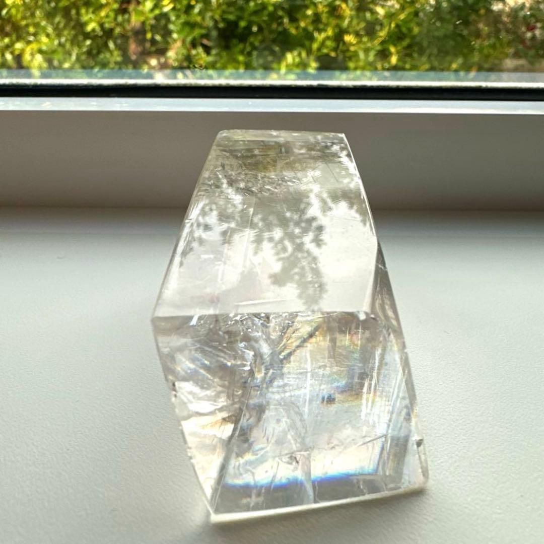 カルサイト　高品質　虹　プリズム　113.5 レインボーカルサイト