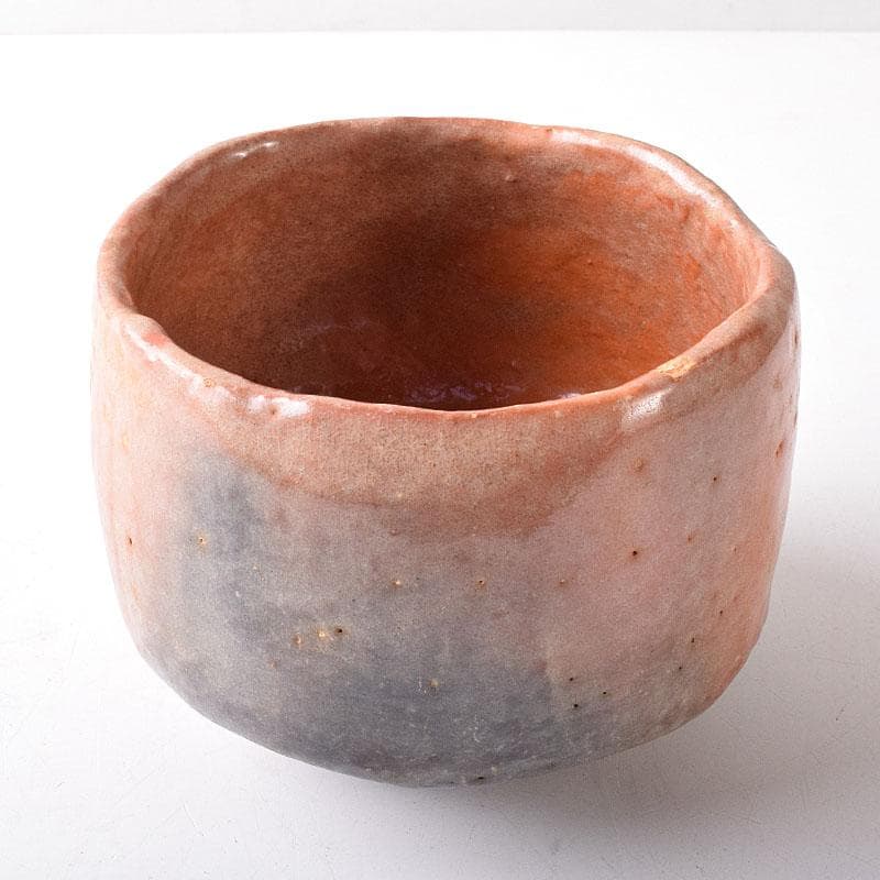 茶道具　楽吉佐衛門　赤楽茶碗　共箱　V　R8773