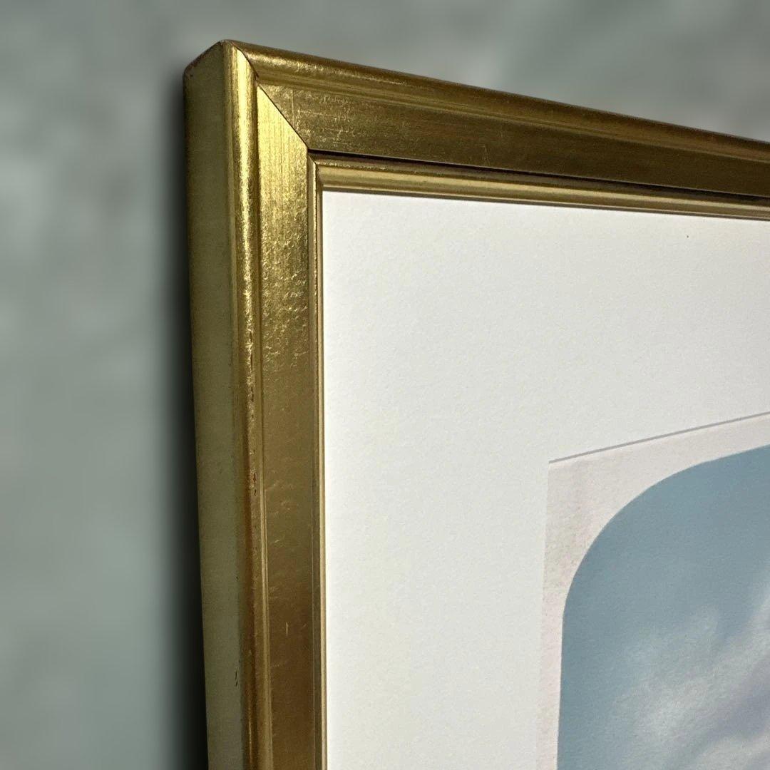 真作　リトグラフ　ラフレスキ- 価値ある大型美術品　インテリア版画絵画　風景画