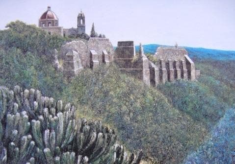 池田良則、【廃坑バレンシアーナ】、希少な額装用画集より、新品額装付