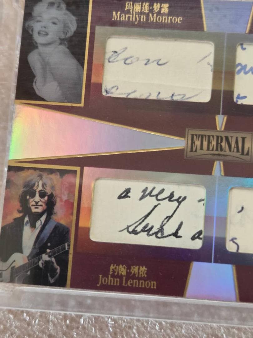 ETERNAL 2024 直筆カード モンロー ヘプバーン レノン エルビス