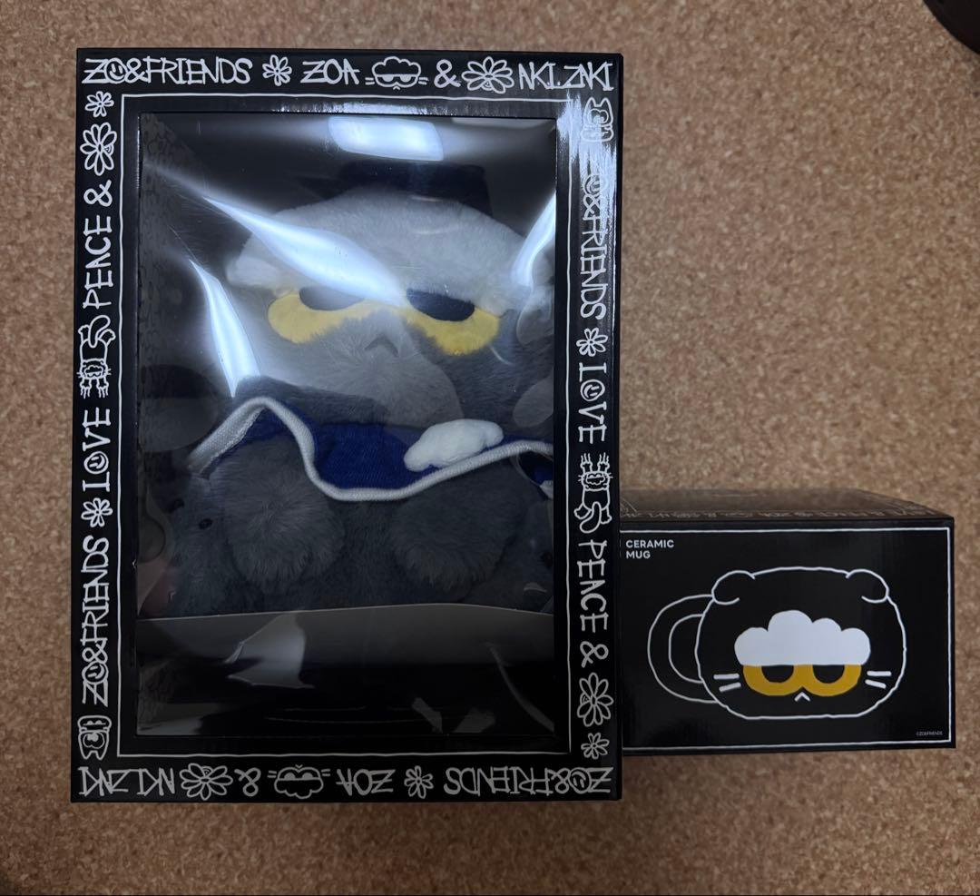 ZO&FRIENDS ZOA ぬいぐるみ ミディアム マグカップ セット