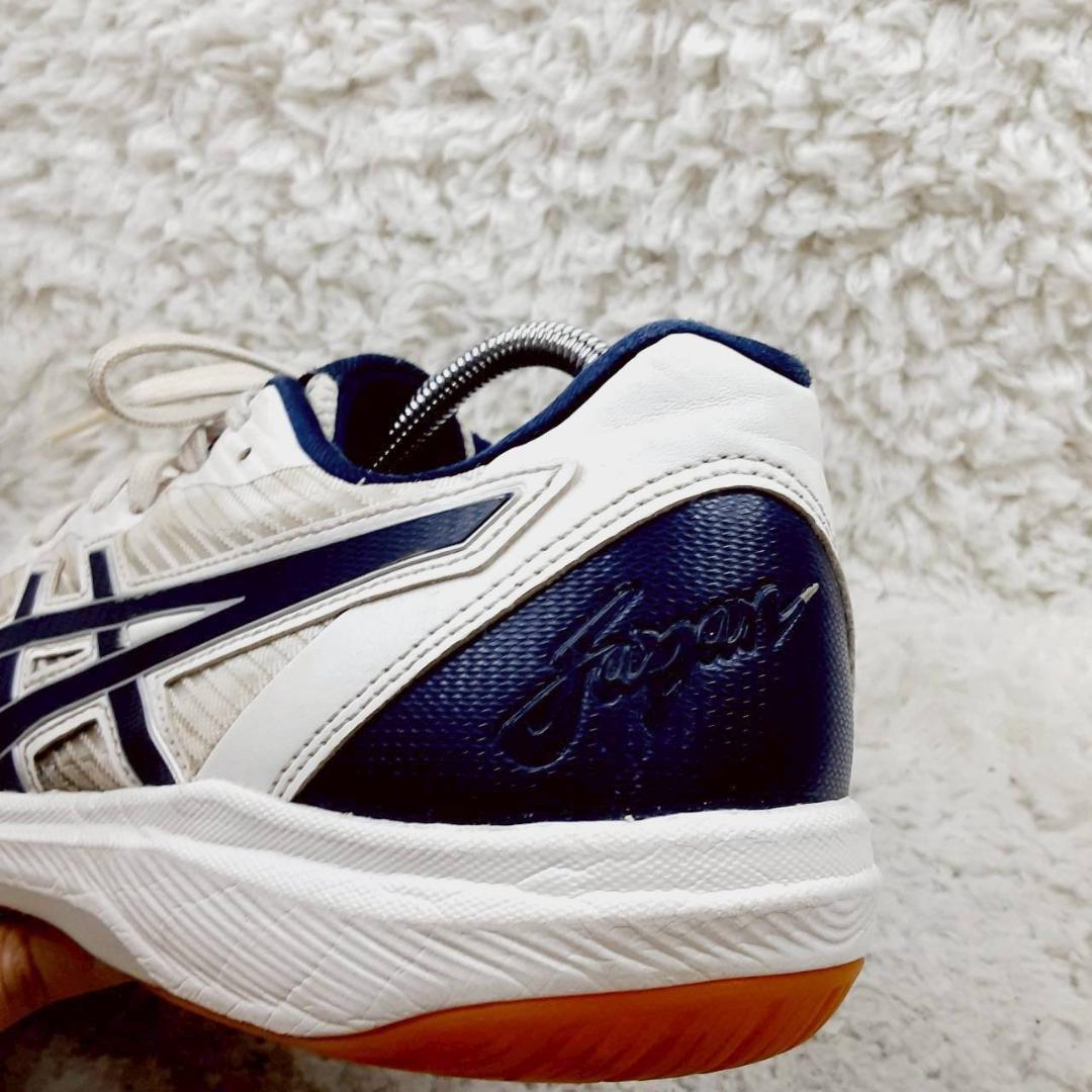 美品 26.5㎝◎asics アシックス バレーボールシューズ 白
