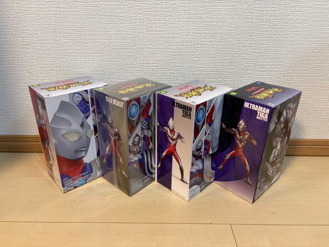 英雄優像 ウルトラマンティガ フィギュア 4種セット
