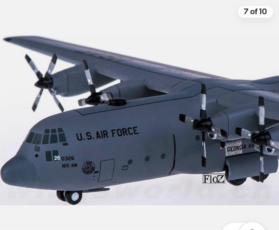 【即購入ok!!】アメリカ空軍 C-130 1/200 新品未使用