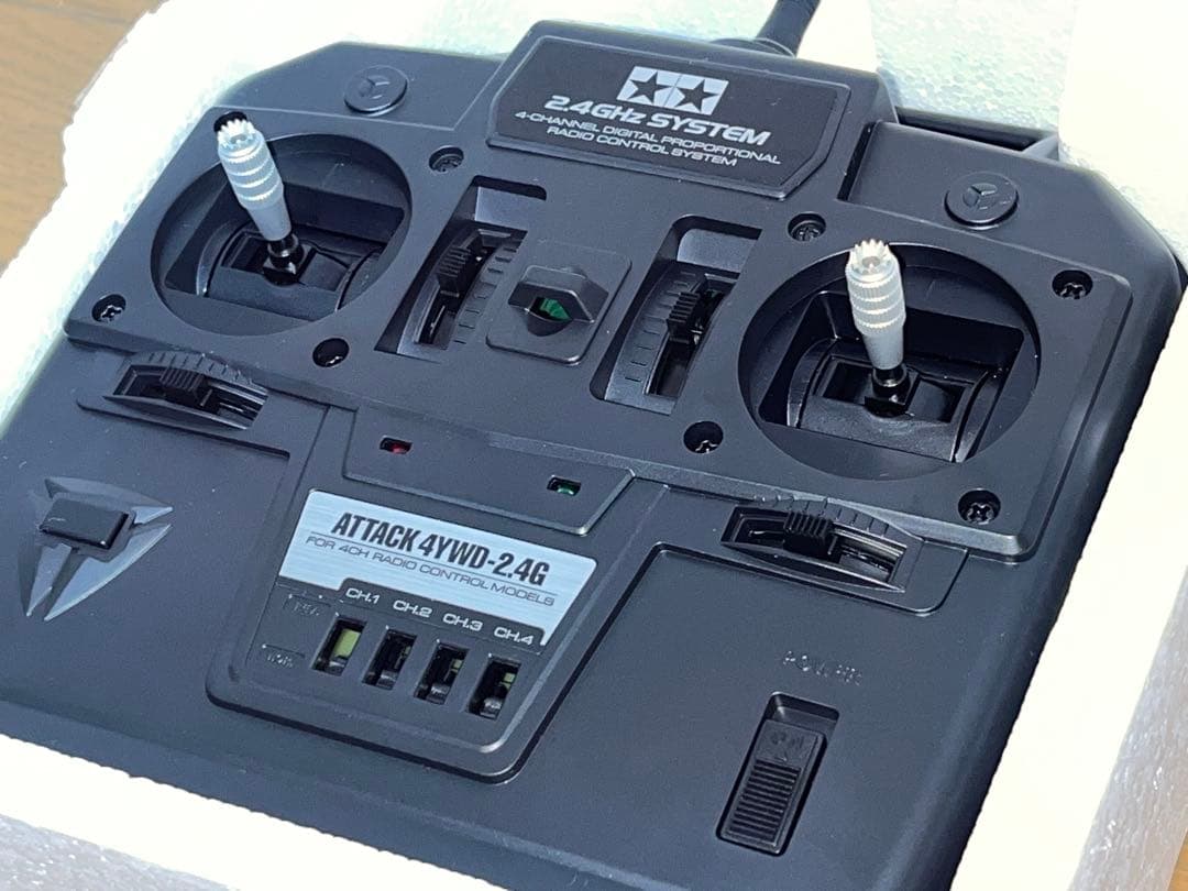 新品★【タミヤ 4チャンネル プロポ★ATTACK 4YWD】受信機 セット★