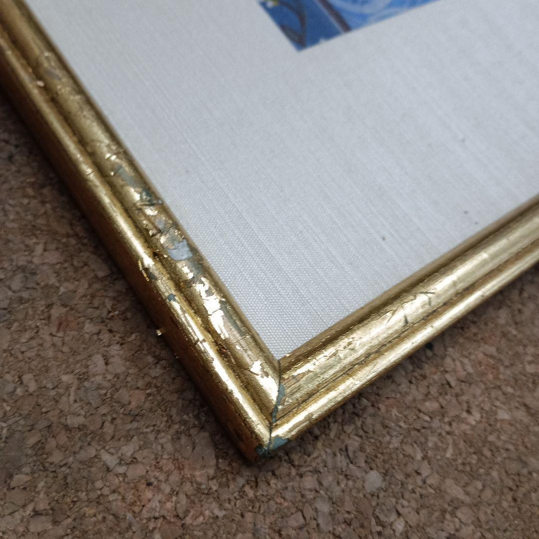 4445）タイの寺院画・宗教画？？？　水彩系の直筆　詳細不明