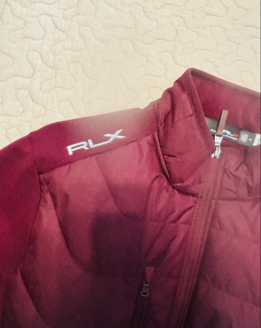 RLX バーガンディ キルティングジャケット