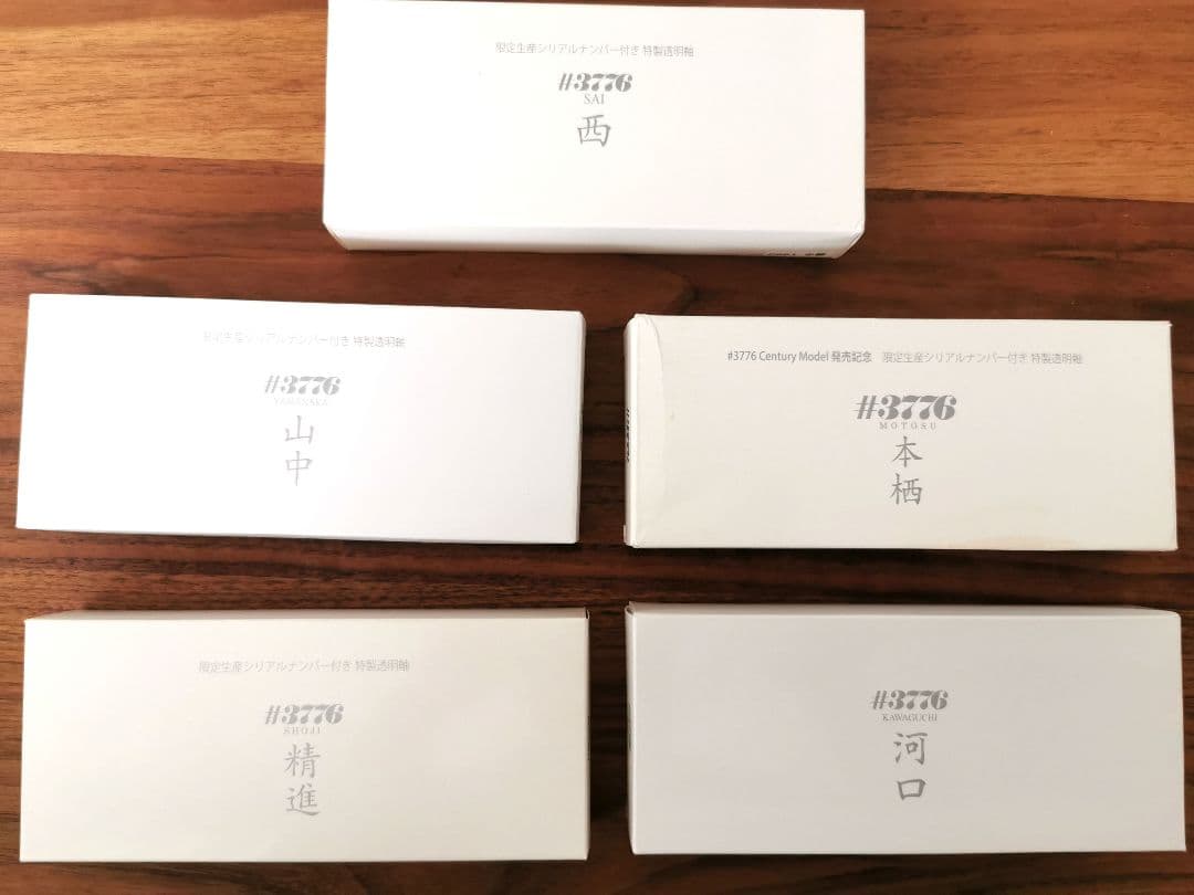 プラチナ万年筆　富士五湖シリーズ　3776 ５個新品セット