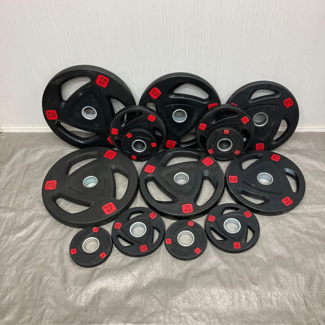 melo■24枚 合計202.5kgセット バーベルプレート