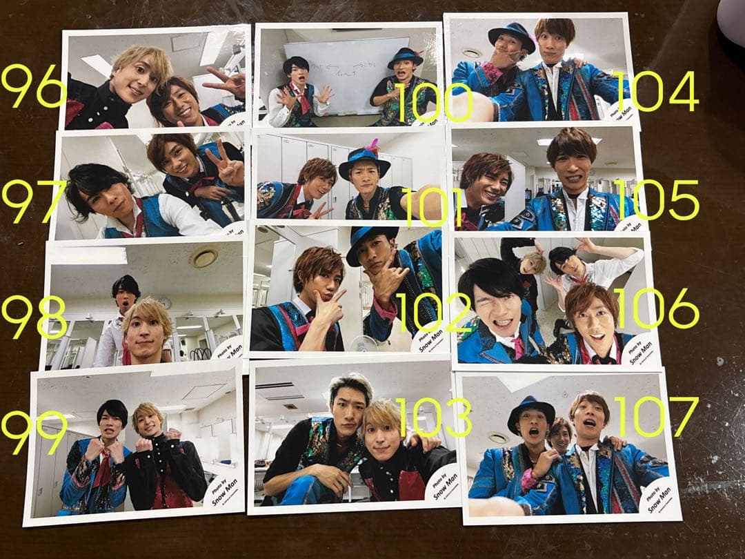 Man 6人ver. 公式生写真　混合・集合