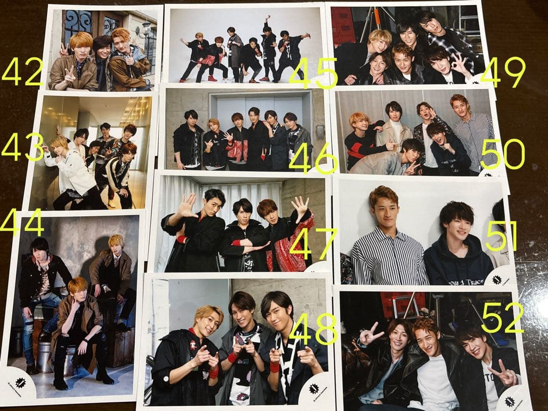 Man 6人ver. 公式生写真　混合・集合