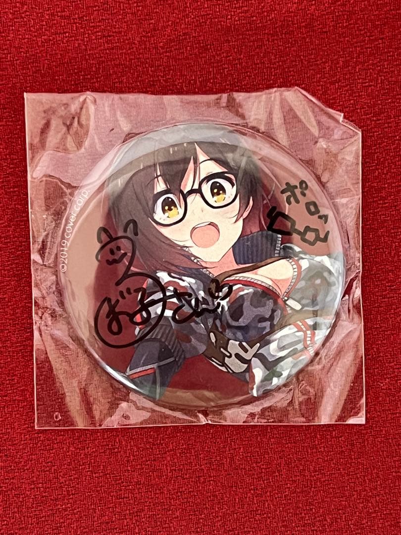 【希少】ホロライブ ロボ子さん 直筆サイン C96 缶バッジ コミックマーケット