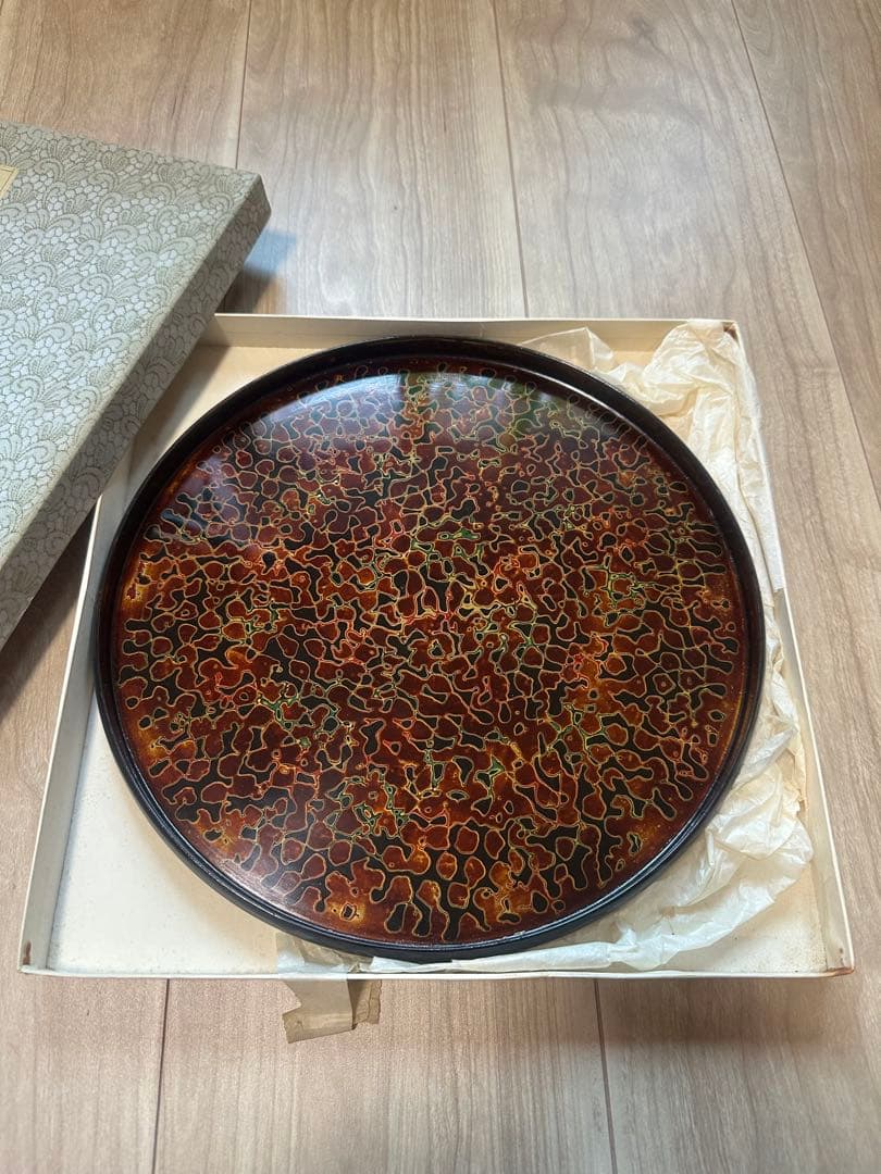 津軽塗り 伝統工芸品 お盆 昭和 レトロ