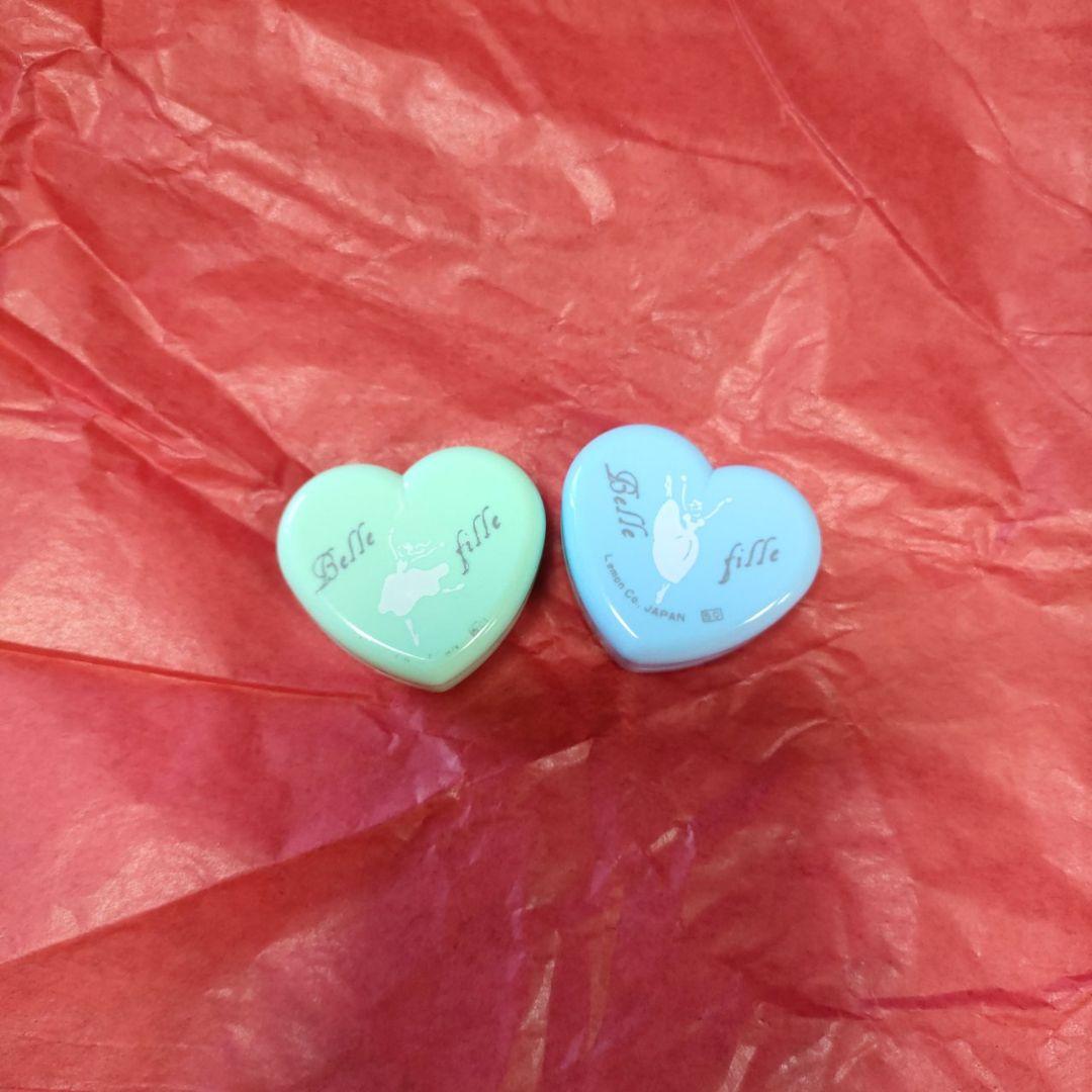 ヤ*ヨ様 ■ 昭和レトロ Belle fille ハート型ケース消しゴムセット