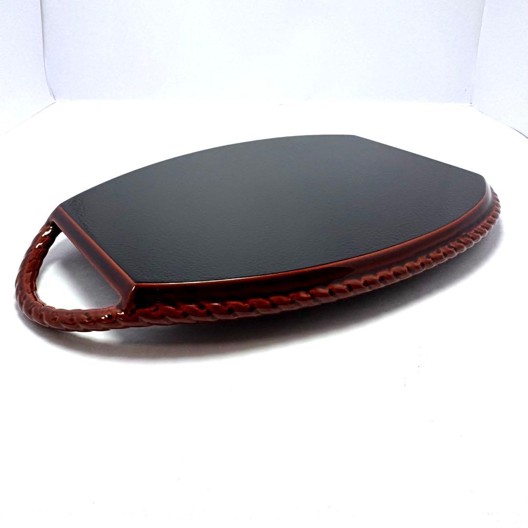 新品未使用 越前漆器 松田宝仙 縄漆 天然木 プレート 漆 6点セット 伝統工芸