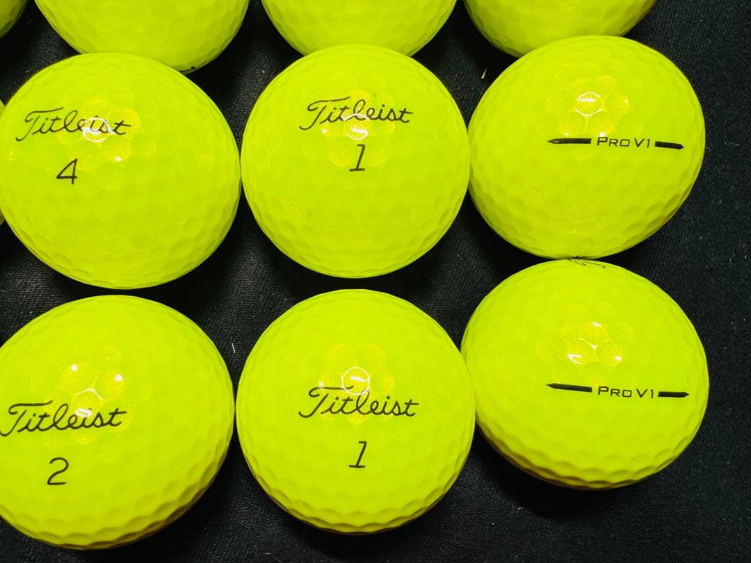 最新 タイトリスト PRO V1 2025年モデル 20個　　イエロー