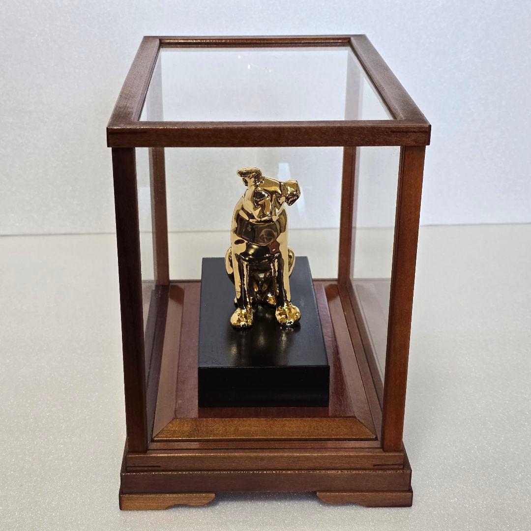 Victor ビクター ニッパー ゴールド ガラスケース付き 昭和レトロ 希少