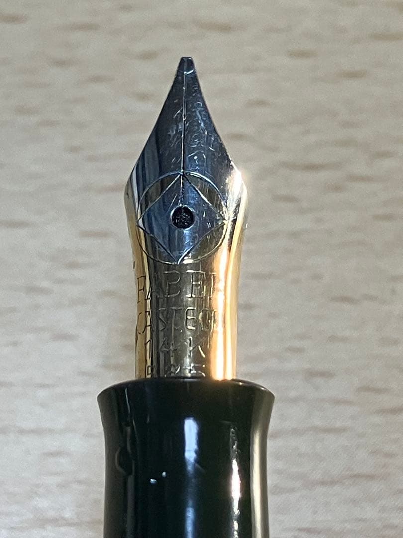 筆記具 faber-castell 882 green-stripes B-nib