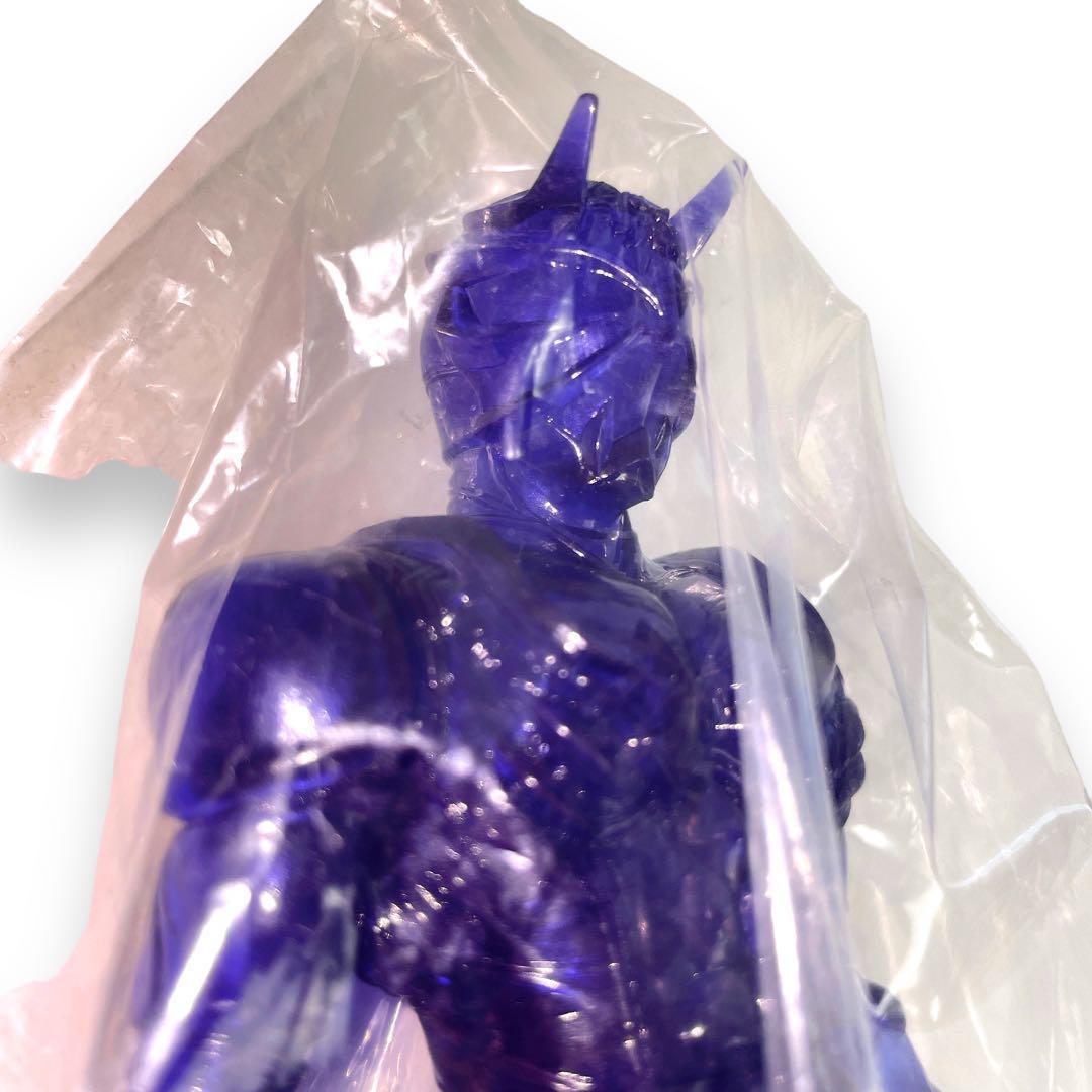 非売品 製作発表記者会見 配布品 仮面ライダー響鬼 ソフビ クリアパープル 紫