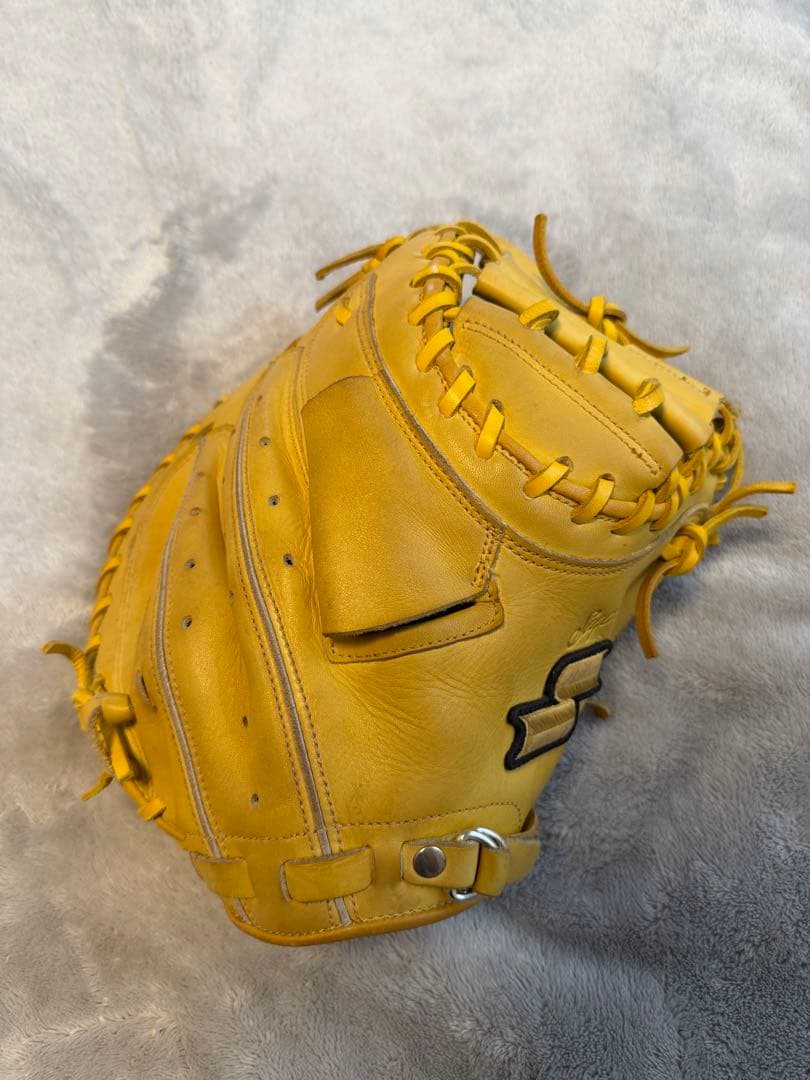 SSK 一般軟式 キャッチャーミット イエロー