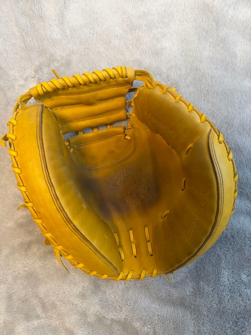 SSK 一般軟式 キャッチャーミット イエロー