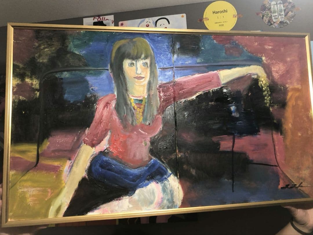 田中拓馬　油絵　原画