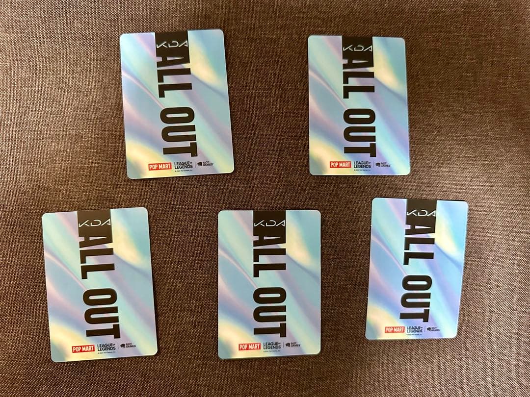 POPMART K/DA League of Legends 全5種セット