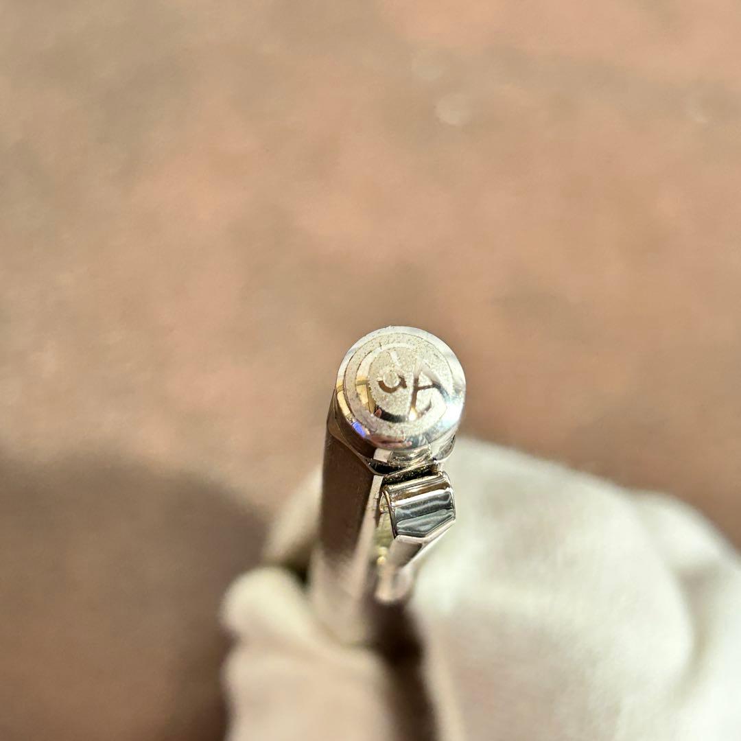 カランダッシュ 万年筆 エクリドール シェブロン シルバー 希少