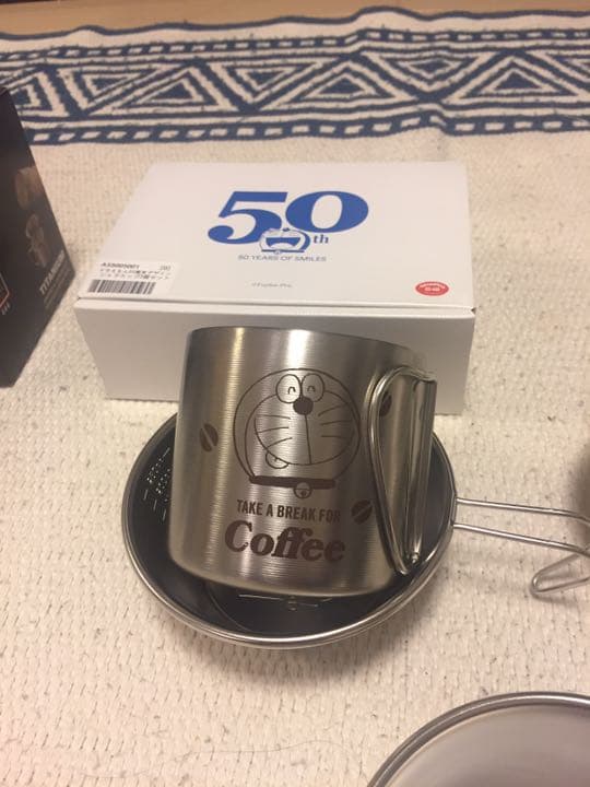 ●ドラえもん●チタンドリッパー&クッカー シェラカップX3個