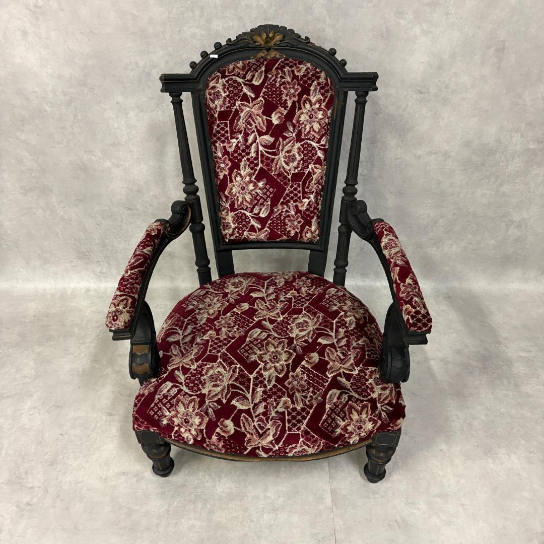 ネパール　パタン　アンティークアームチェア【B】