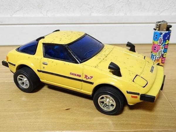 希少 ビンテージ 日本製 マツダ サバンナRX-7 SA22C ミニカー 当時物