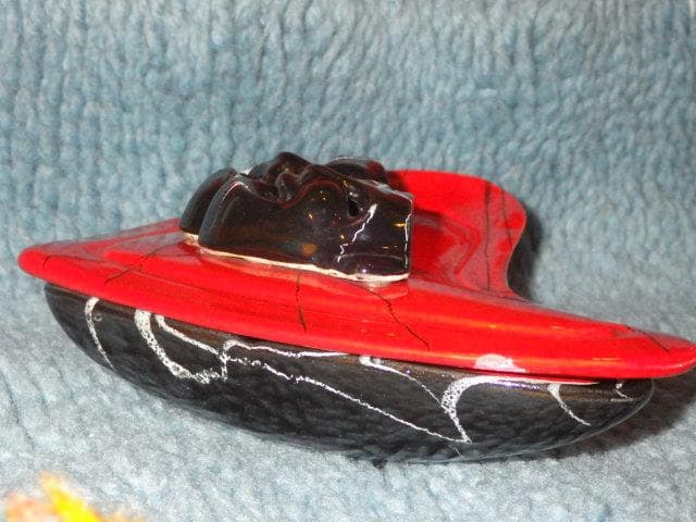 50'S★ツーフェイス★カバーディッシュ★ビンテージ★灰皿★ハート★小物入れ