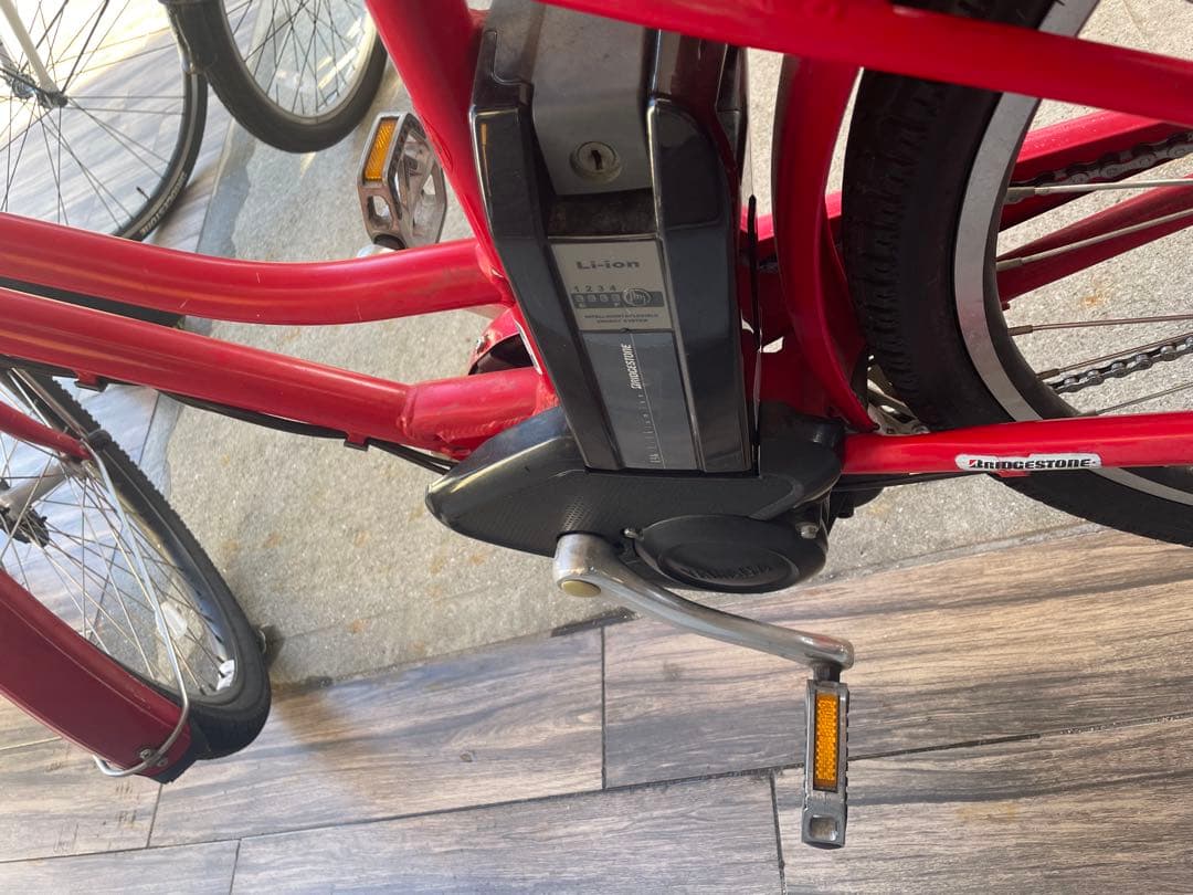 HYDEE B 電動アシスト自転車 レッド26インチ引き取り兵庫県明石市