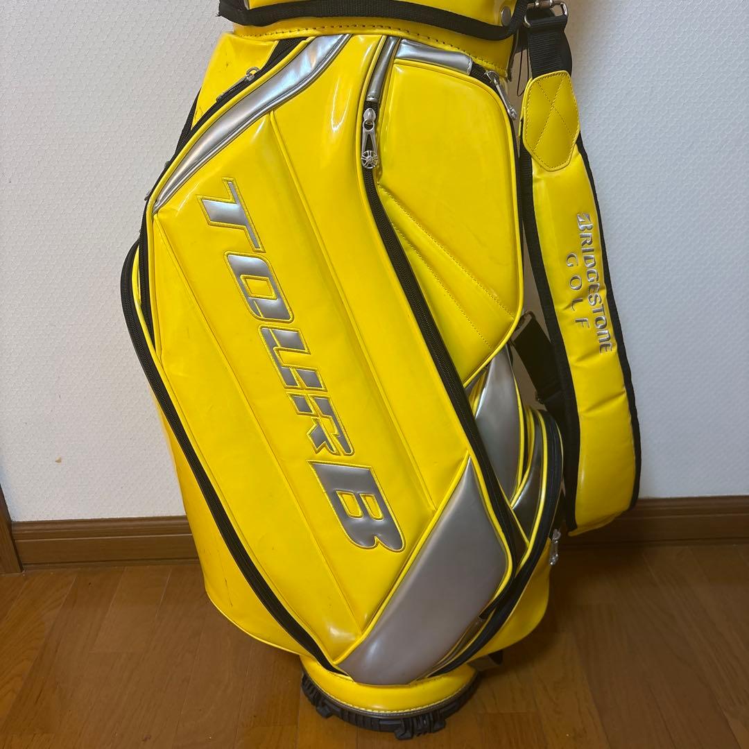 BRIDGESTONE TOUR B キャディーバック　イエロー