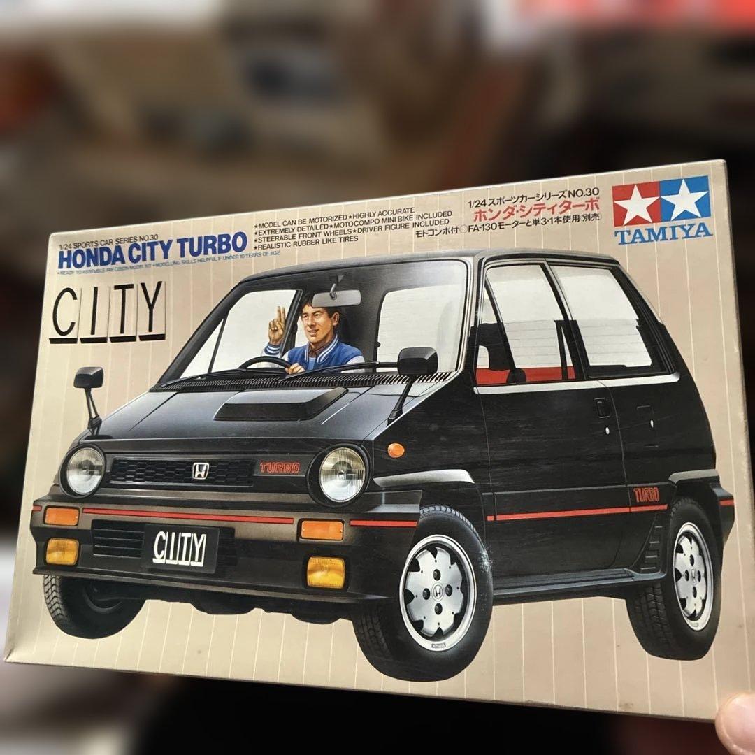 TAMIYA HONDA CITY TURBO 1/24当時物