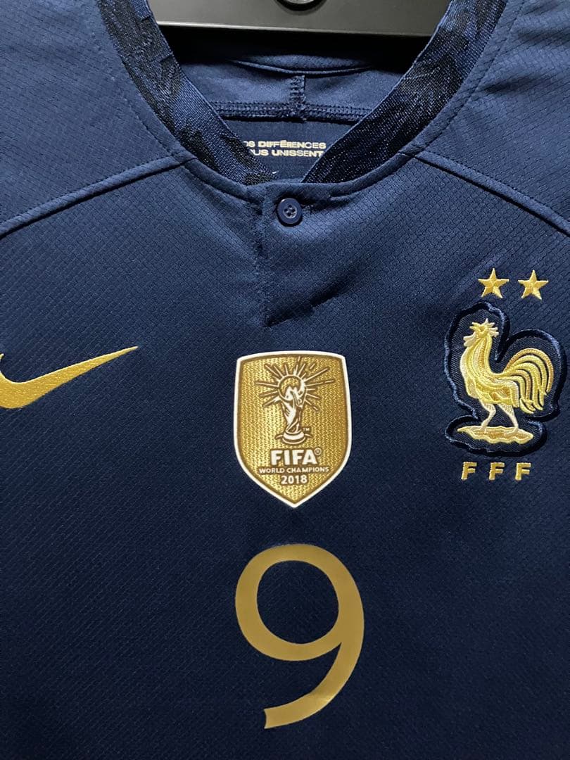 ジルー　フランス代表 Nike ホームユニフォームGIRoud 9