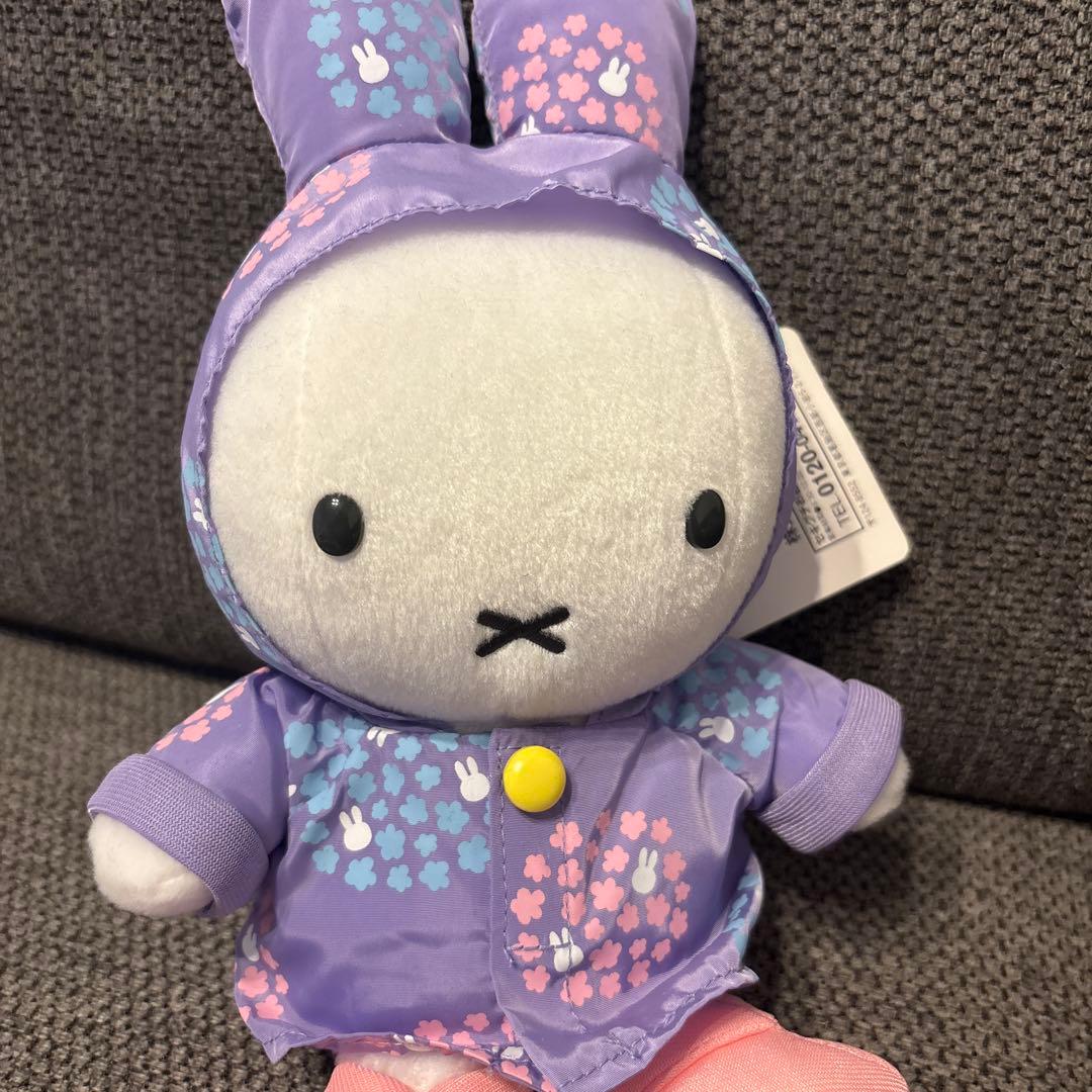 miffy style 花柄ぬいぐるみ
