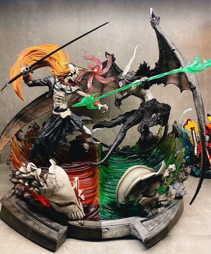BLEACH  黒崎一護VSウルキオラ ガレージキット ガレキ スタチュー①