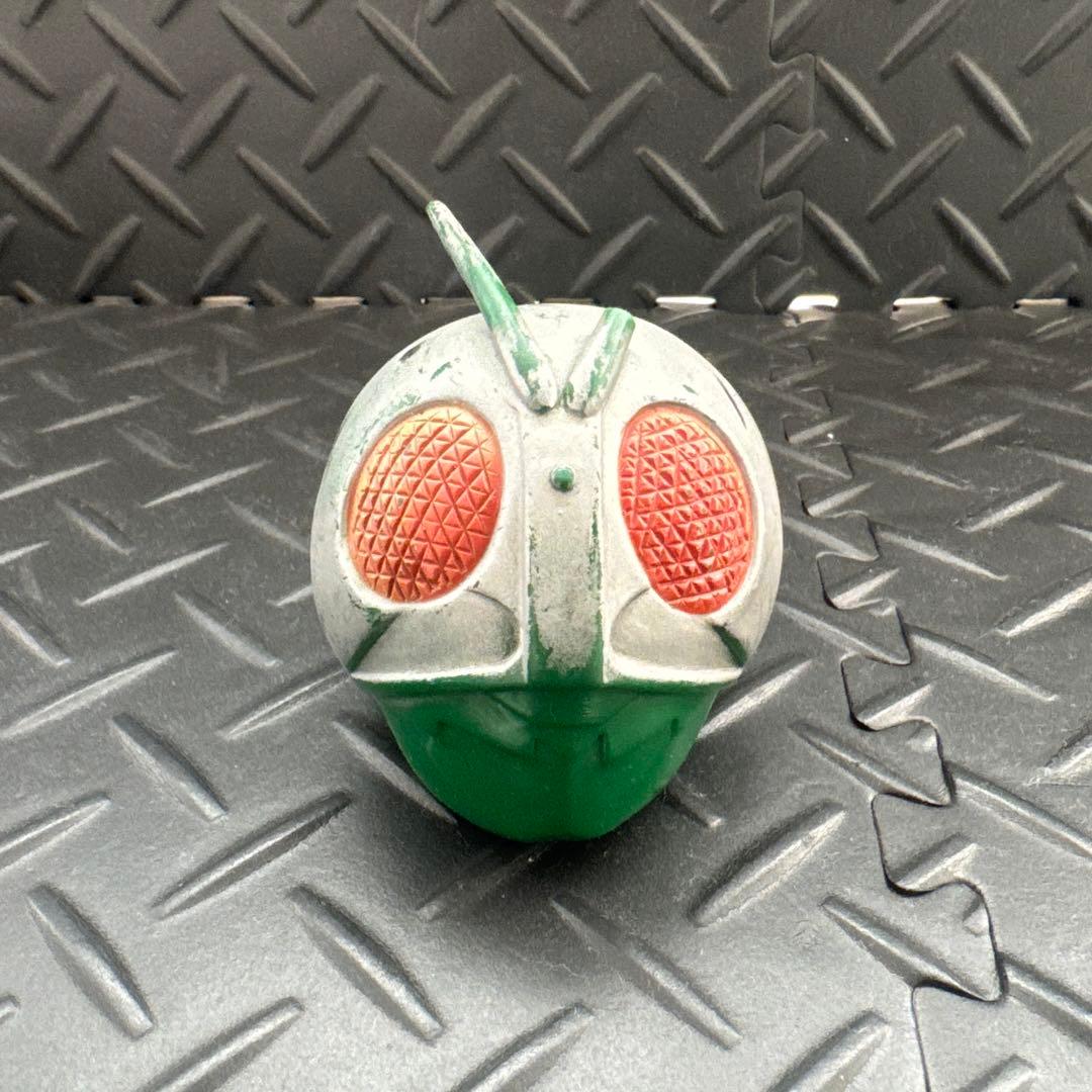 旧バンダイ 仮面ライダー1号 面取れ ソフビ【当時物】