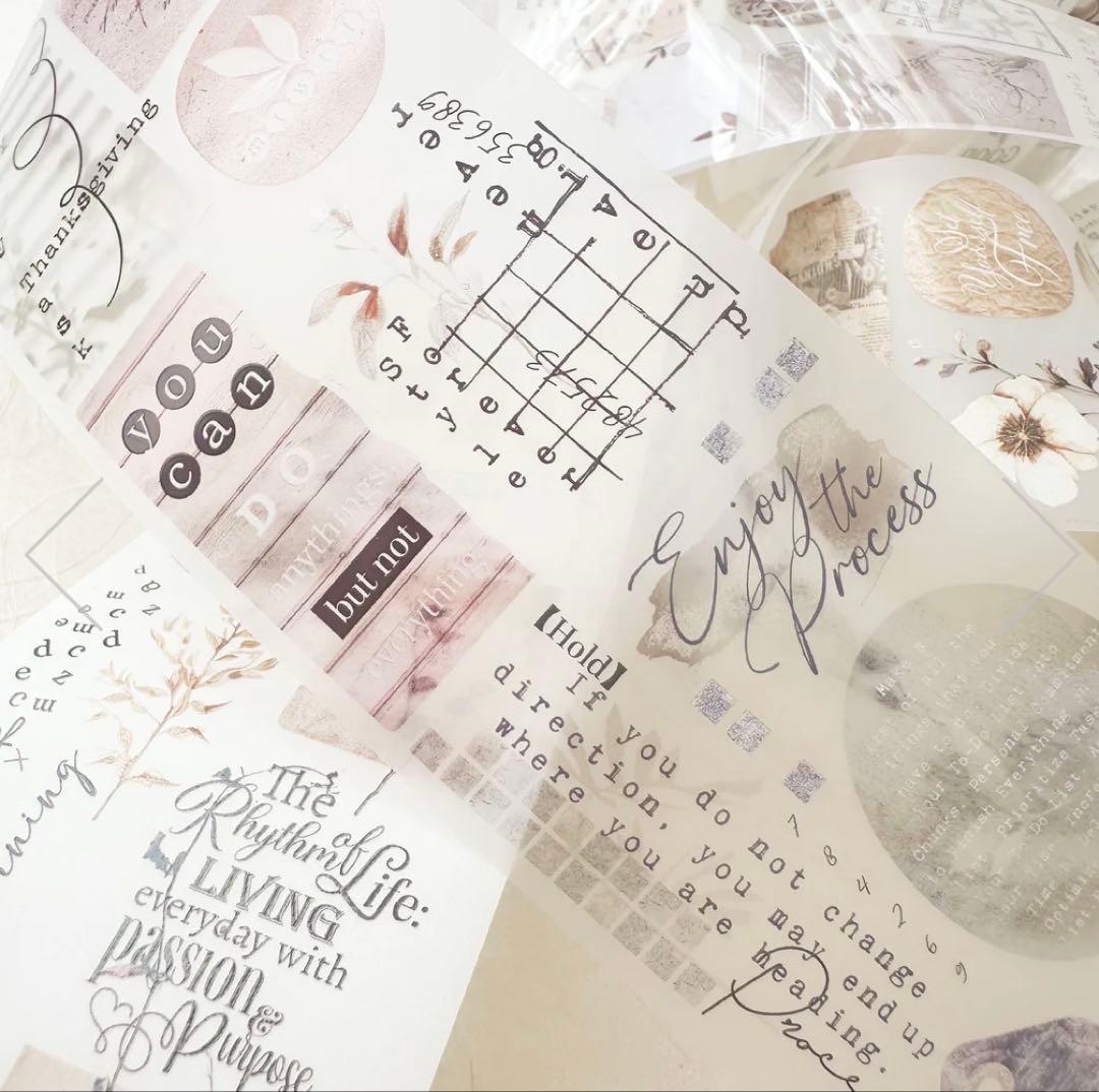 Journal pages 海外マスキングテープ　マステ 【1522】